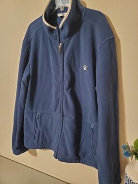 BMW Full-Zip Fleece Jacket Dark Blue